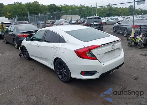 2020 Honda Civic Sport z USA, uszkodzony, nr VIN 2HGFC2F87LH514469